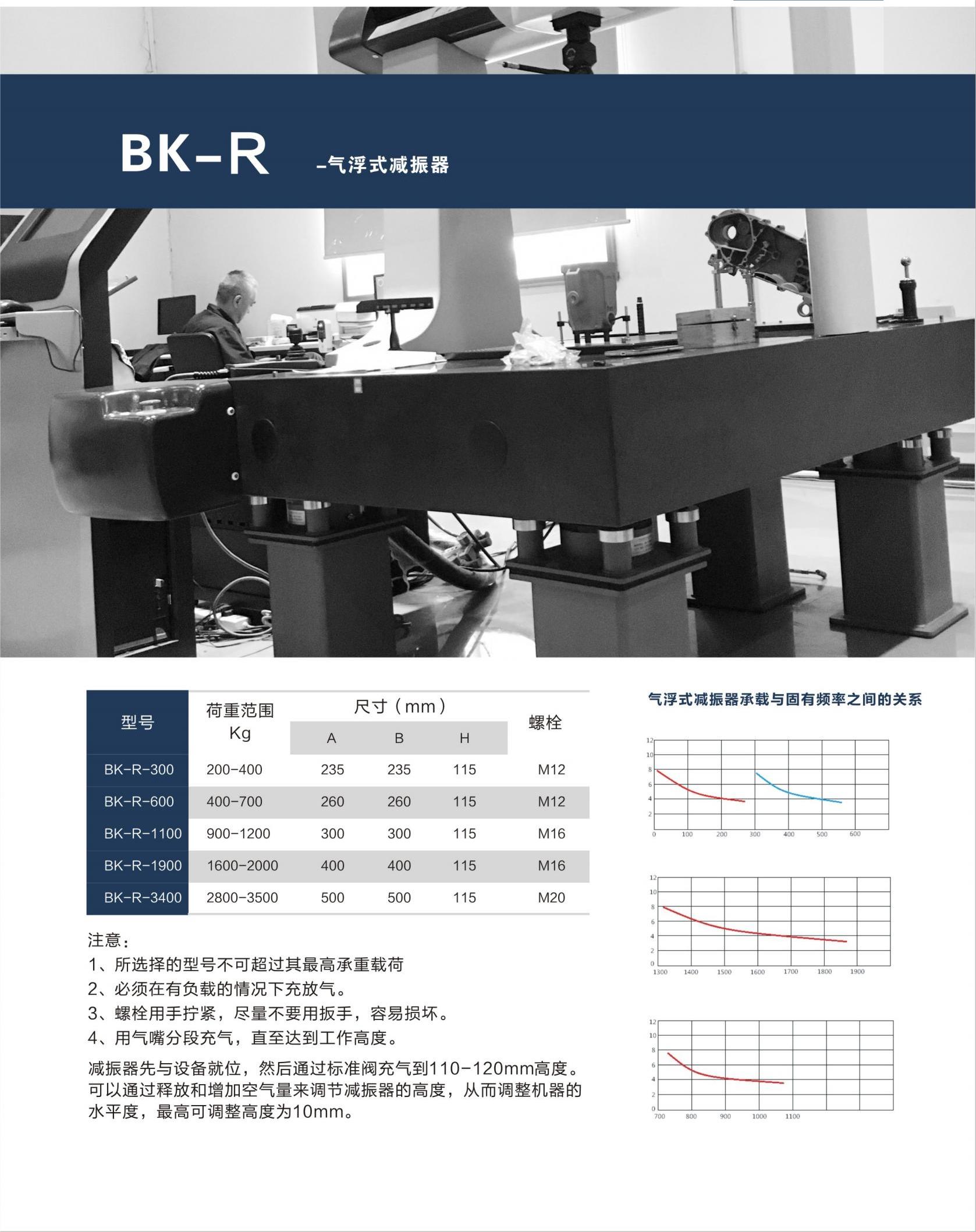 BK-R氣浮式減振器